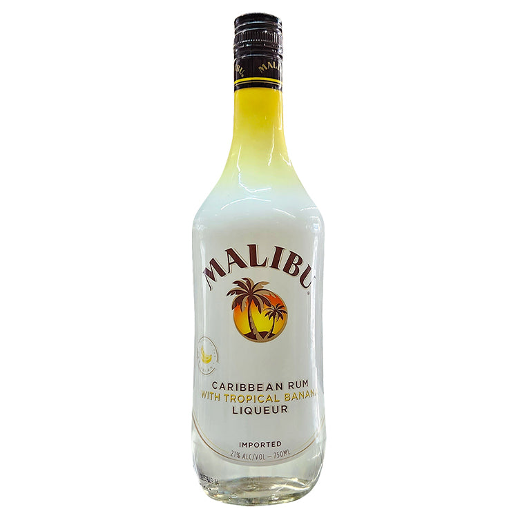 Malibu Banana Rum Liqueur 750ml Liquor Freight