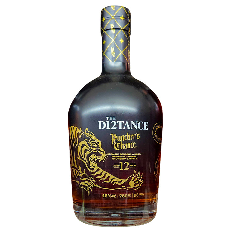 The D12tance Puncher's Chance 12 Year Straight Bourbon Whiskey 750ml
