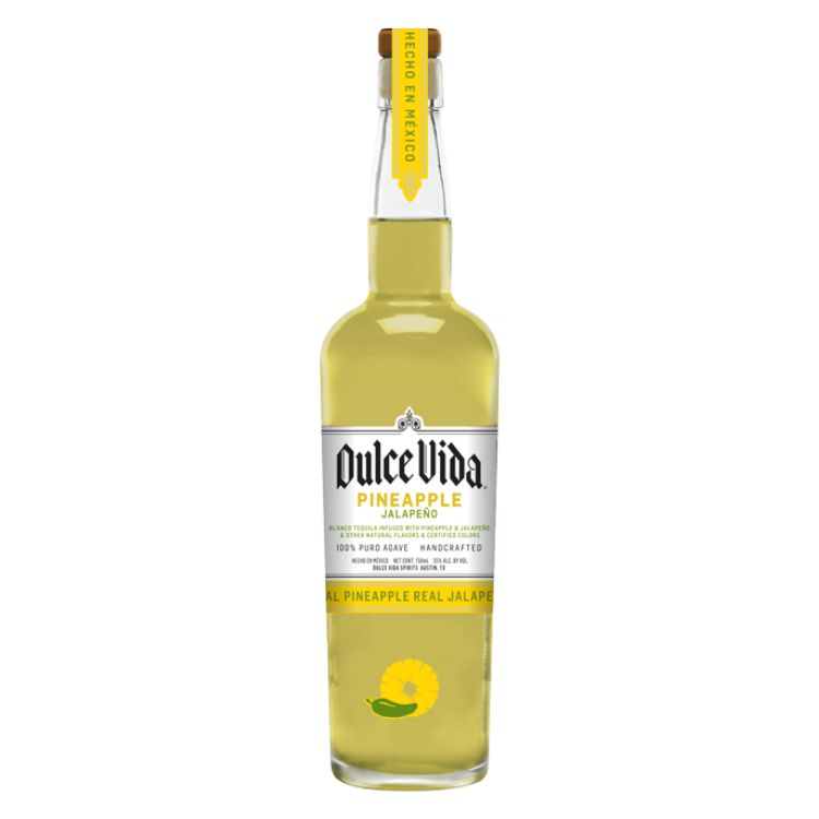 Dulce Vida Pineapple Jalapeno Tequila 750ml Liquor Freight