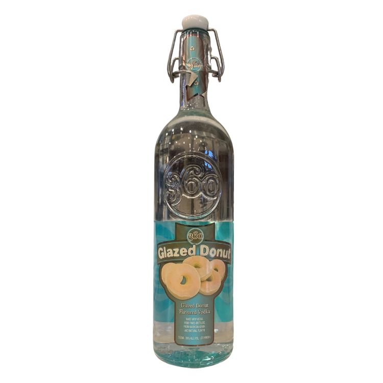 360 Glazed Donut Vodka 750ml Liquor Freight