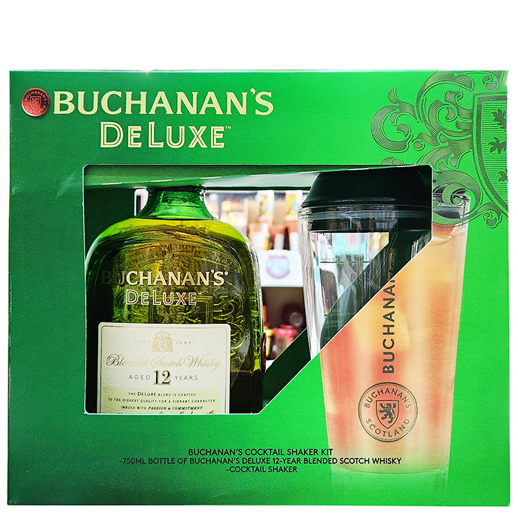 Buchanan's Scotch Whiskey Gift Set Cocktail Mixer 750ml Liquor Freight