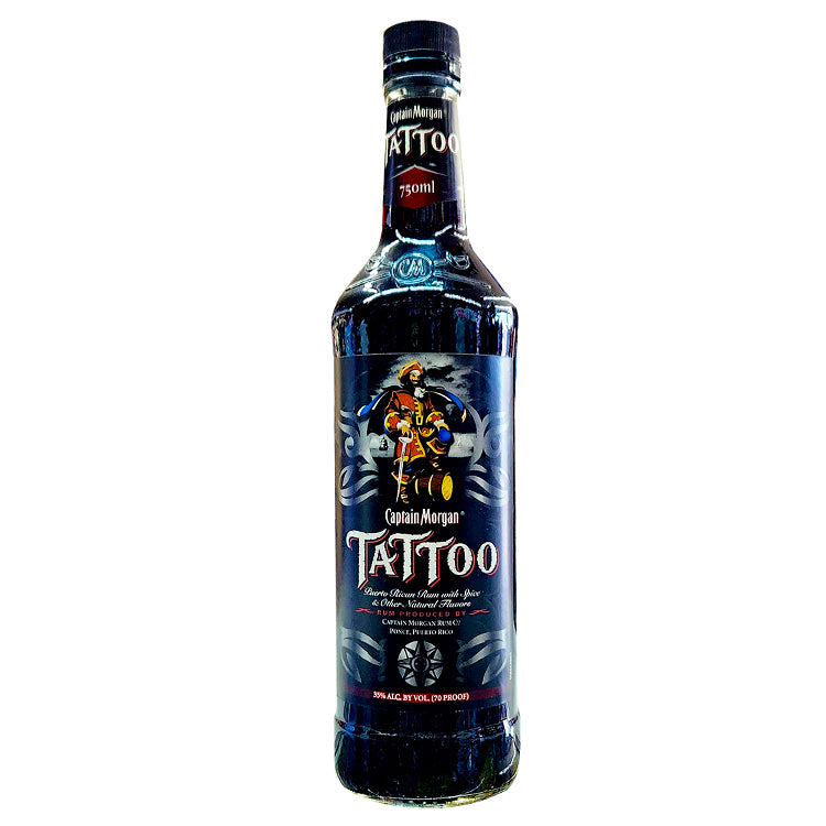 Captain Tattoo Rum 750ml Liquor Freight