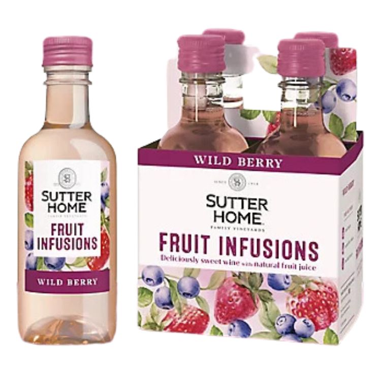 Sutter Home Wild Berry - 187ml x 4 – Liquor Freight