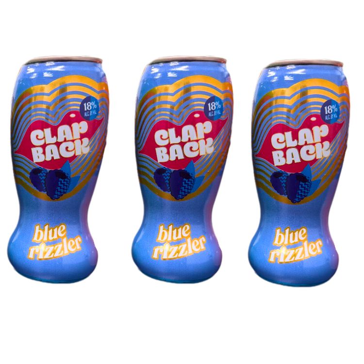 Blue Raspberry Rizzler Clap Back Blue Rizzler - 375ml x 3 – Liquor Freight